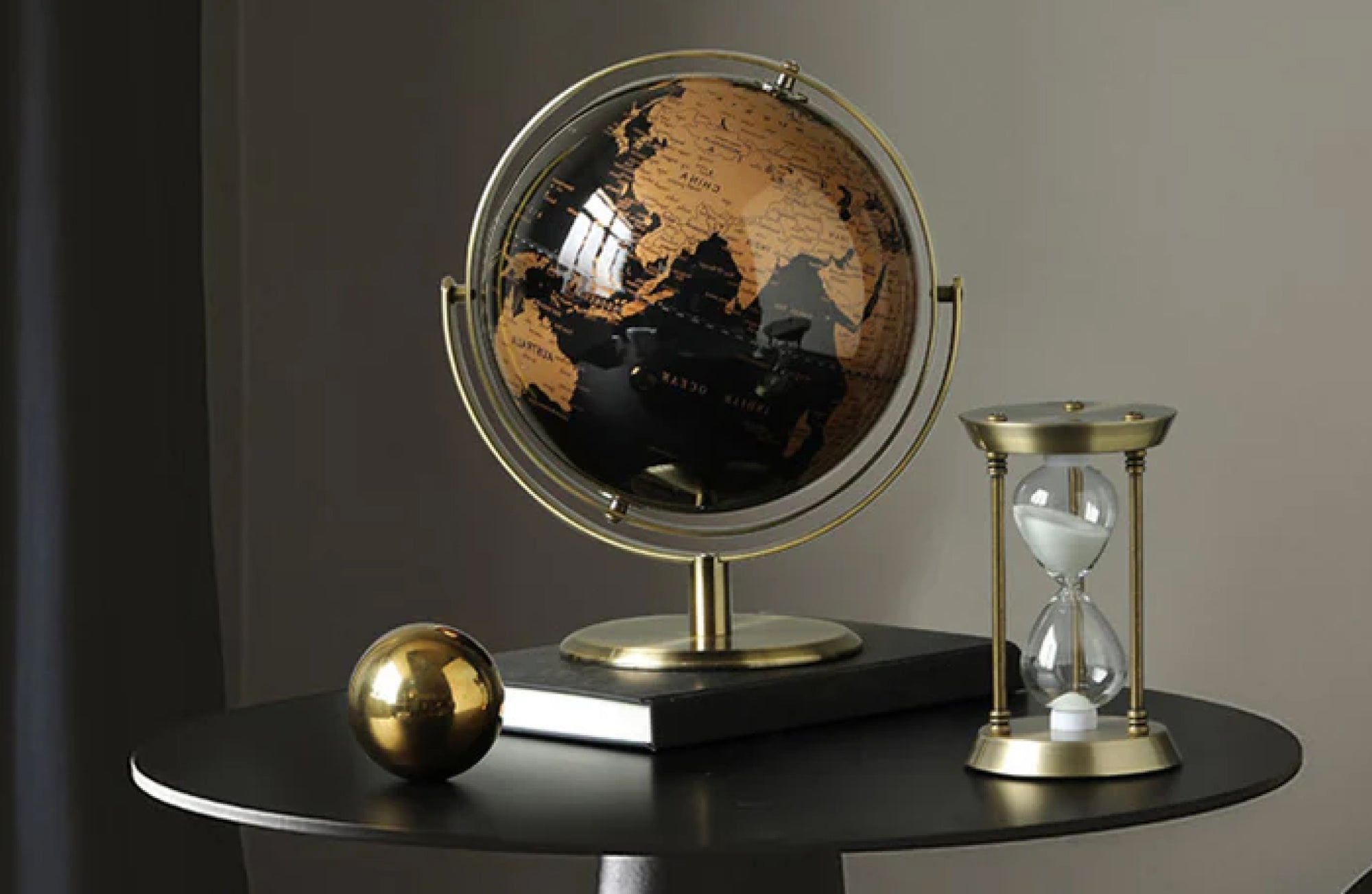 Antique Brass Globe