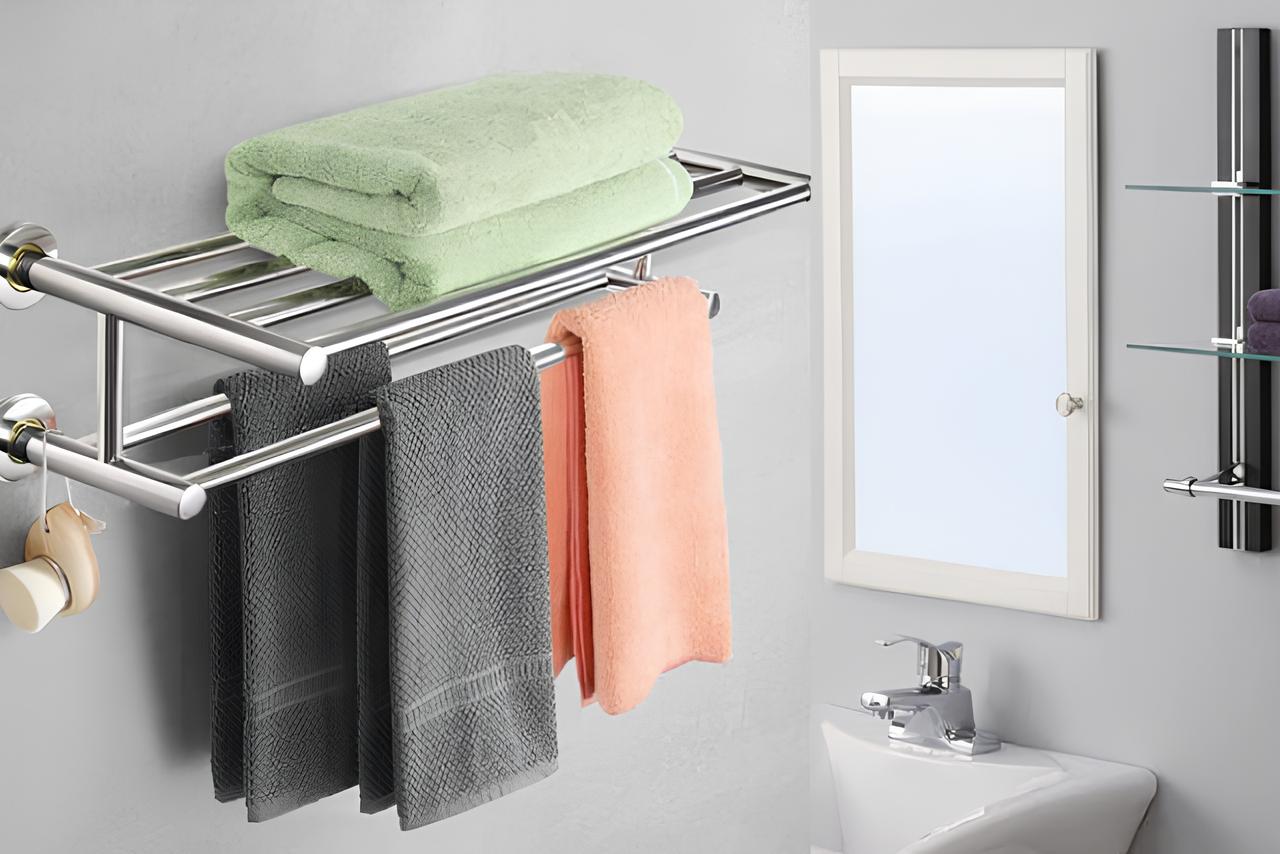 bathroom towel rack decorating ideas