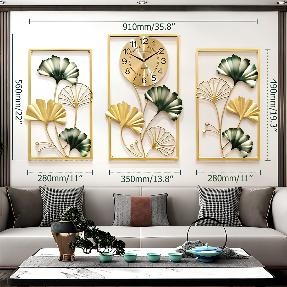 Chic Timepiece Decorative Wall Art