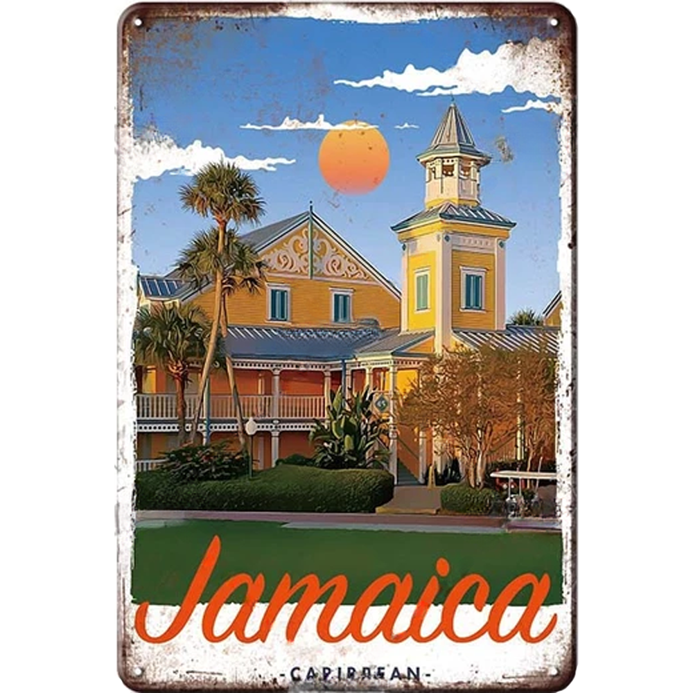 Retro Voyage Metal Art Posters