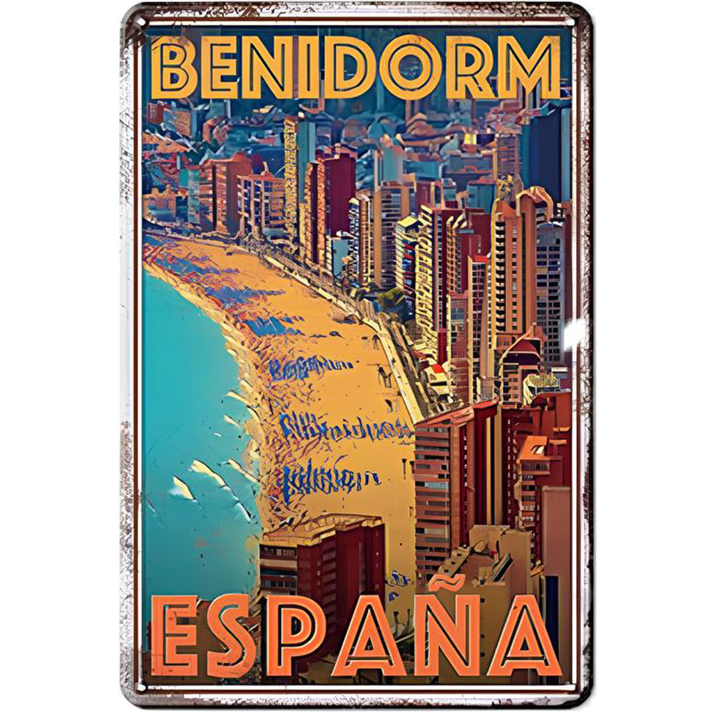 Retro Voyage Metal Art Posters