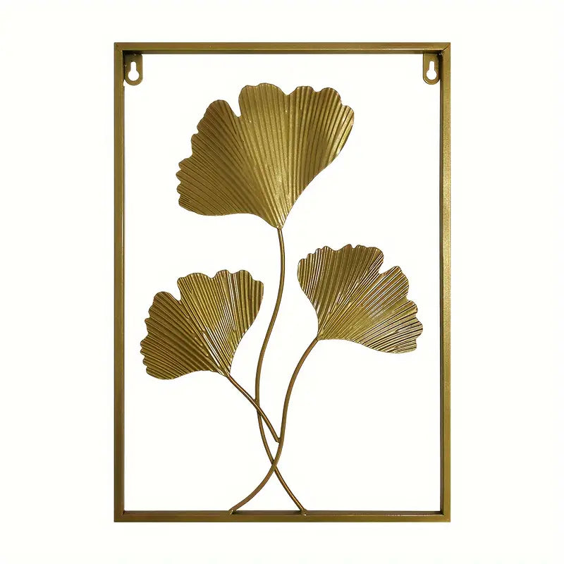 Golden Leaf Wall Art