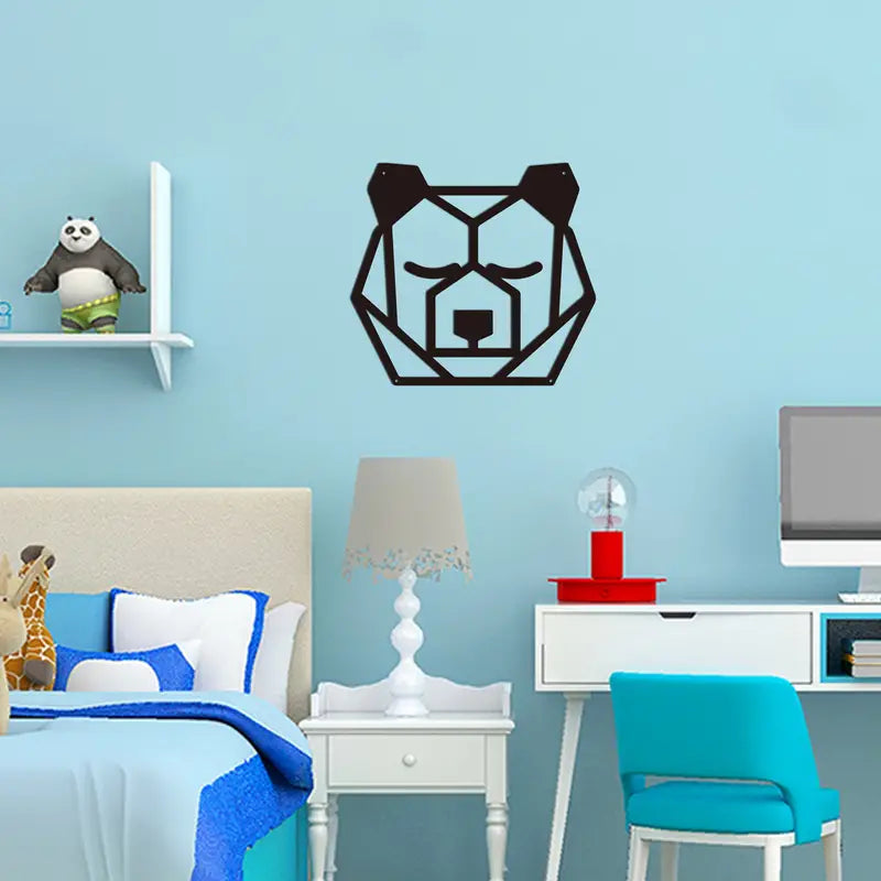 Bear Silhouette Metal Wall Art