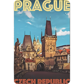 Retro Voyage Metal Art Posters