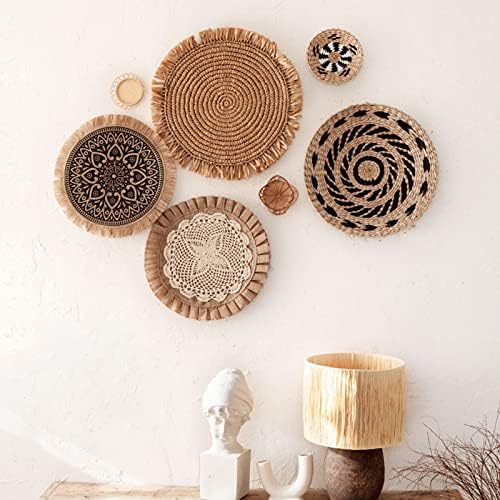 Bamboo Wall Basket Decor Set