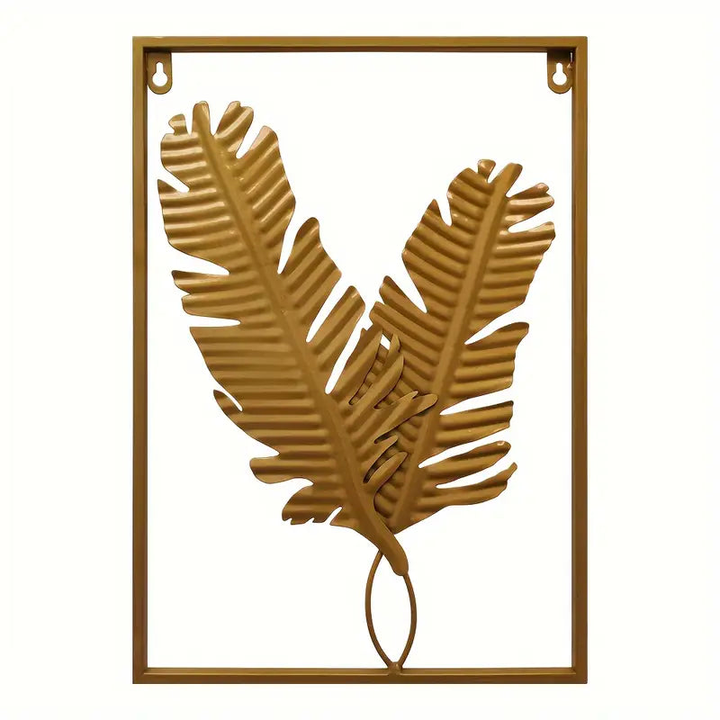 Golden Leaf Wall Art