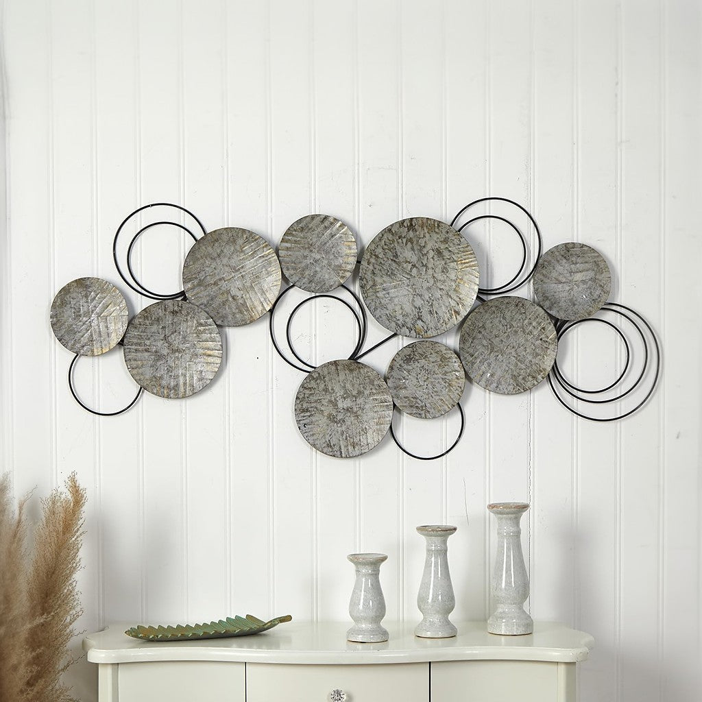 Antique Elegance Galvanized Wall Art