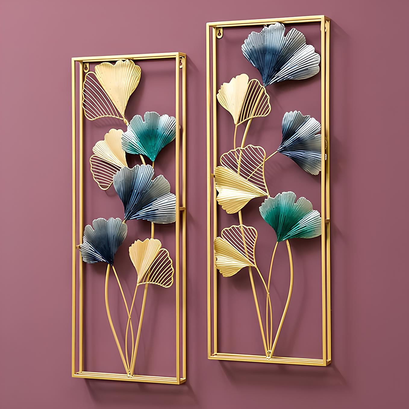Oriental Blossom Iron Wall Art