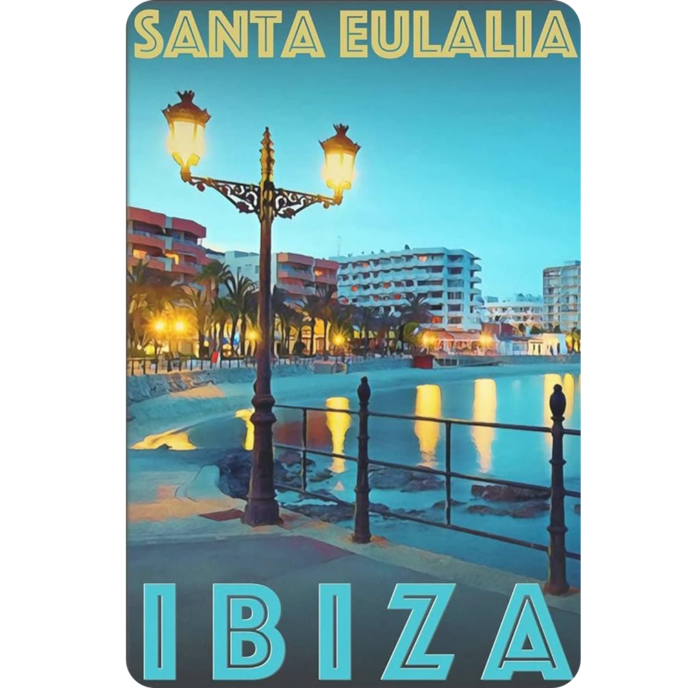 Retro Voyage Metal Art Posters