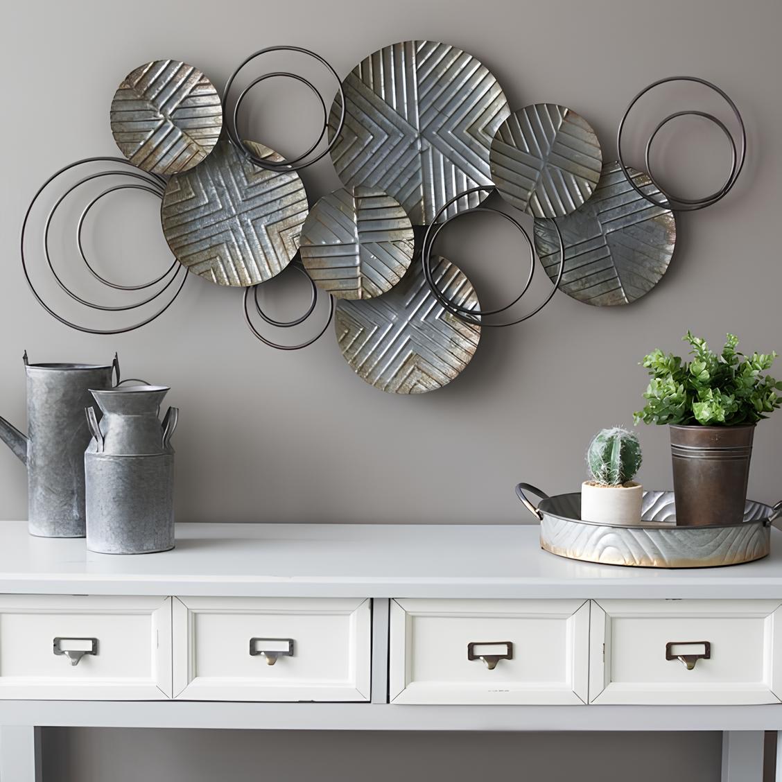 Antique Elegance Galvanized Wall Art