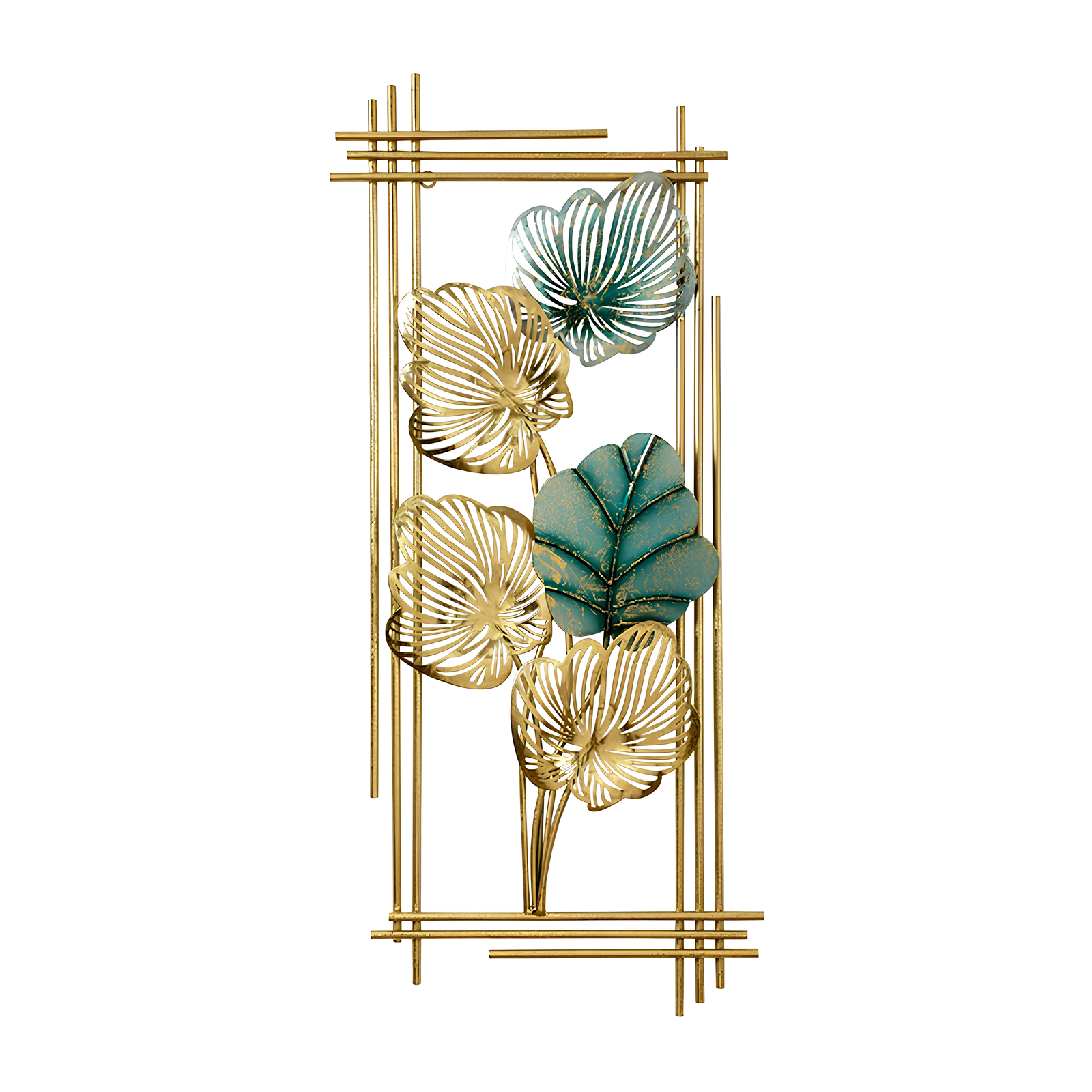 Luxe Botanical Metal Wall Art