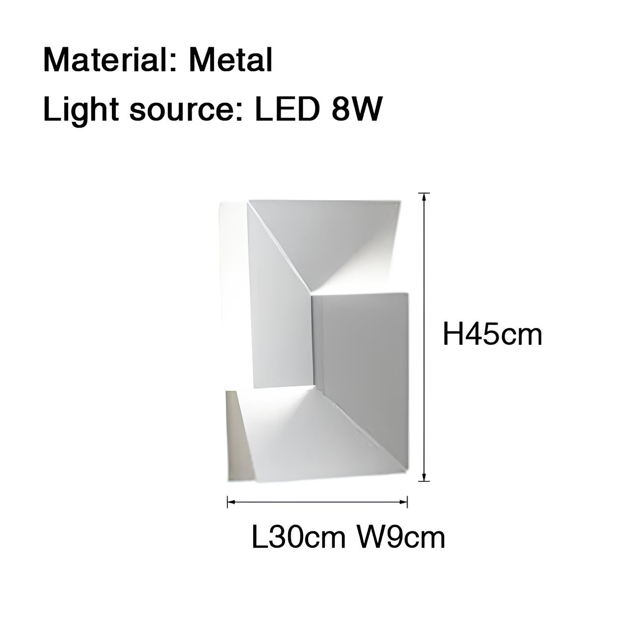 LuminaCraft 3D LED Iron Sconce