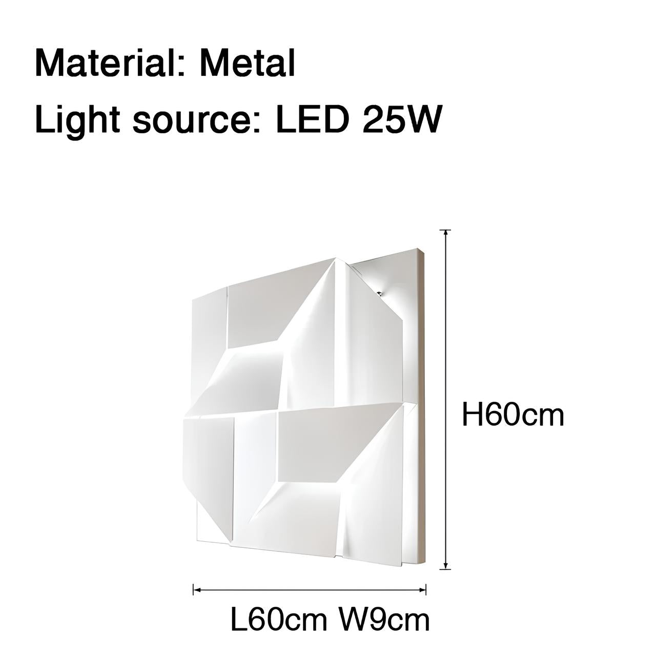 LuminaCraft 3D LED Iron Sconce