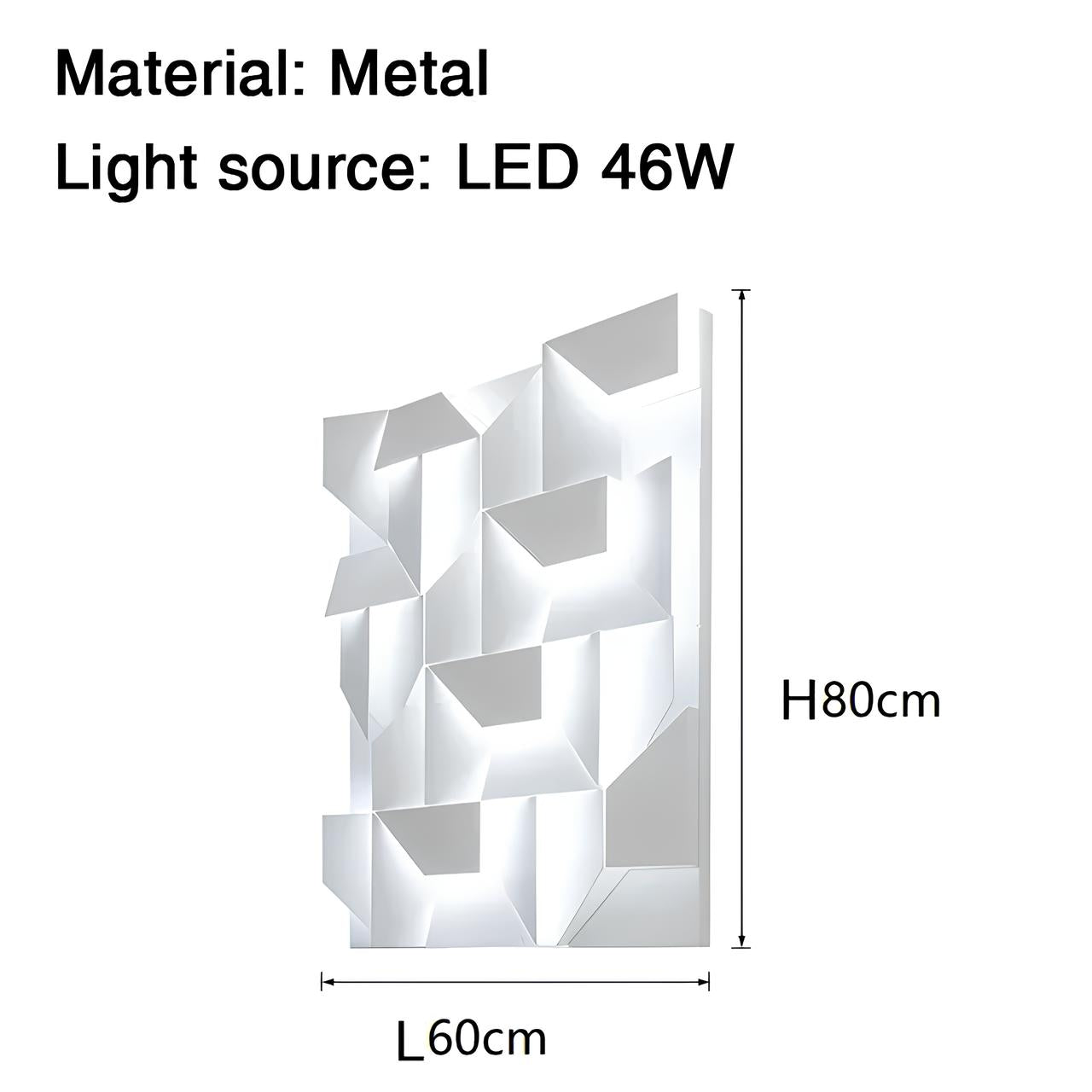 LuminaCraft 3D LED Iron Sconce