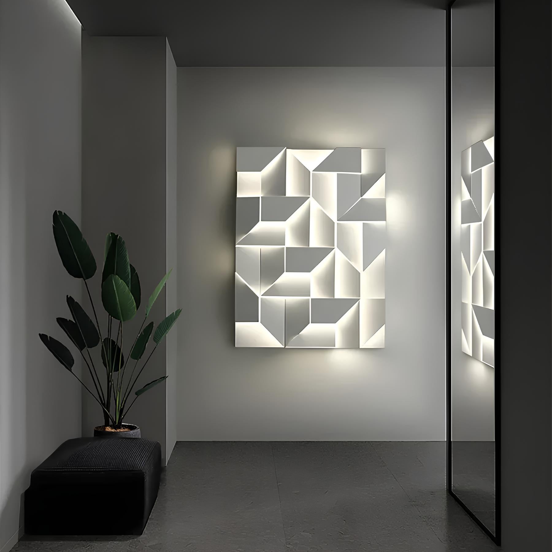 LuminaCraft 3D LED Iron Sconce