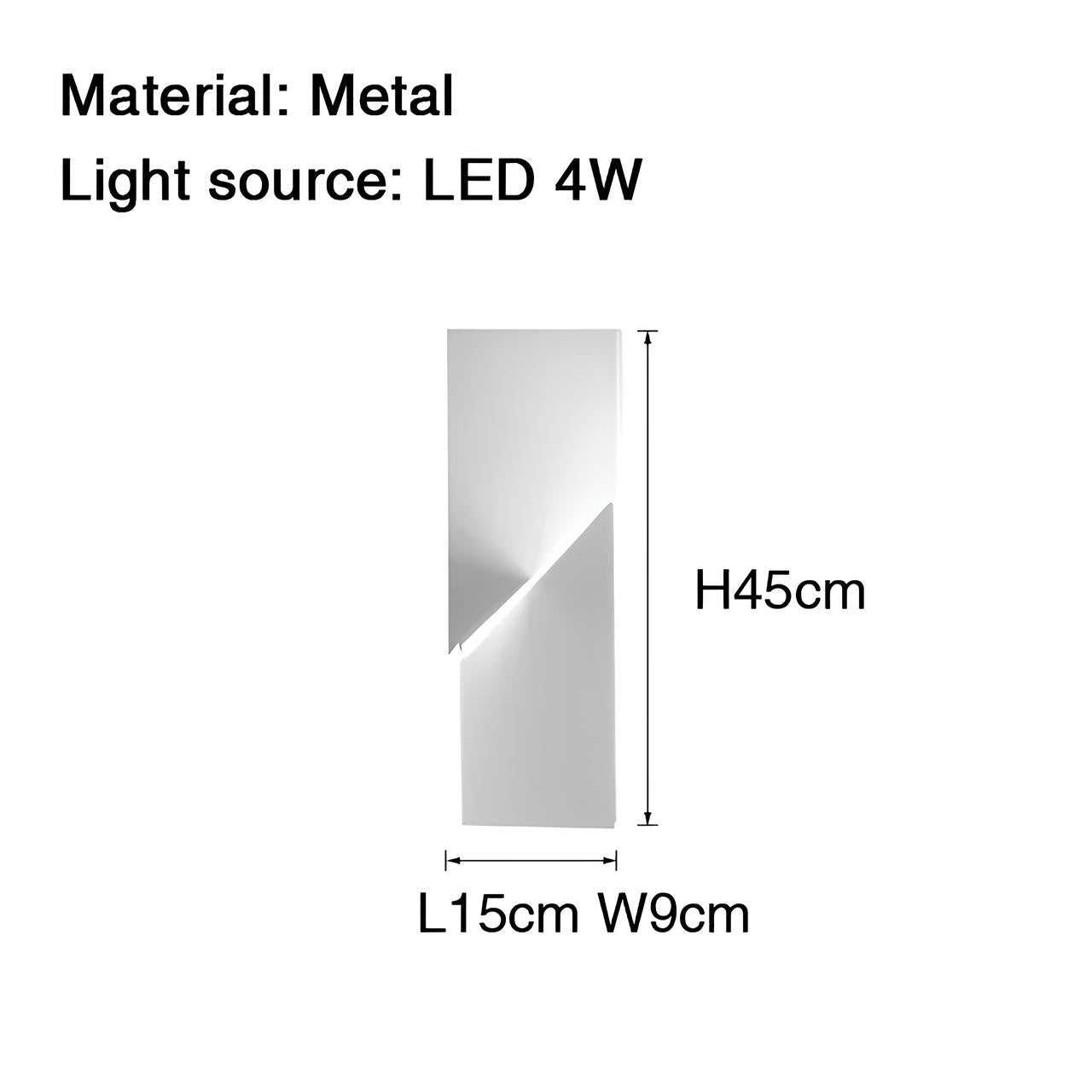 LuminaCraft 3D LED Iron Sconce
