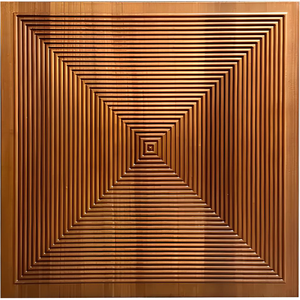 Parallel Mosaic Wood Wall Panel