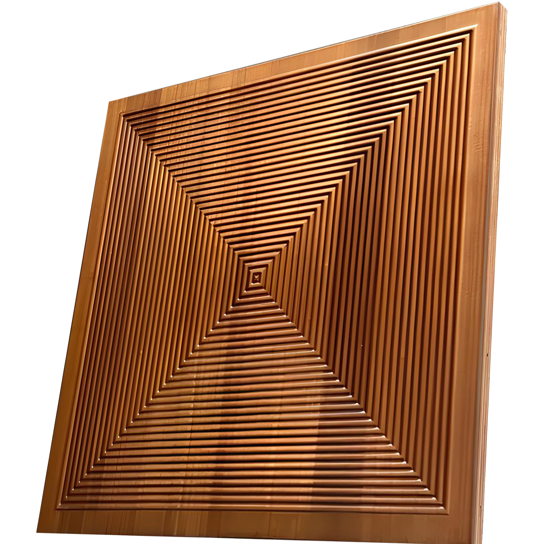 Parallel Mosaic Wood Wall Panel