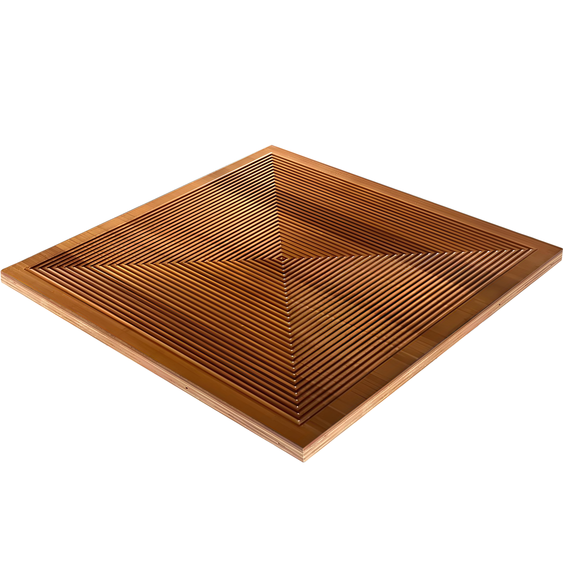 Parallel Mosaic Wood Wall Panel