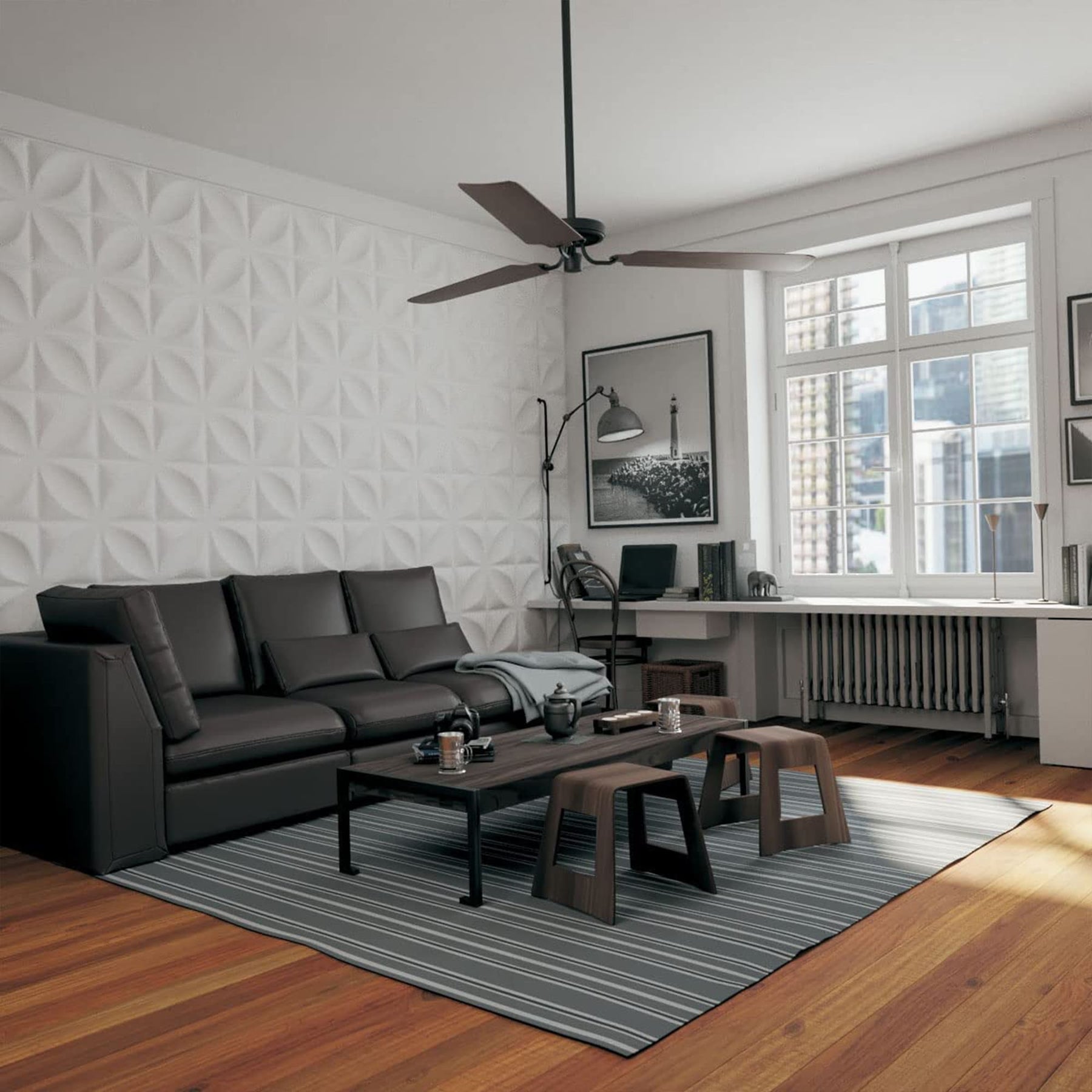 Flower 3D PVC Wall Panel