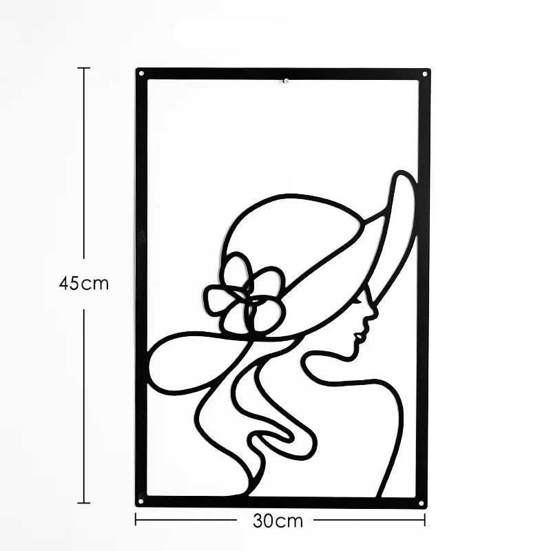 Golden Flora Metal Wall Art