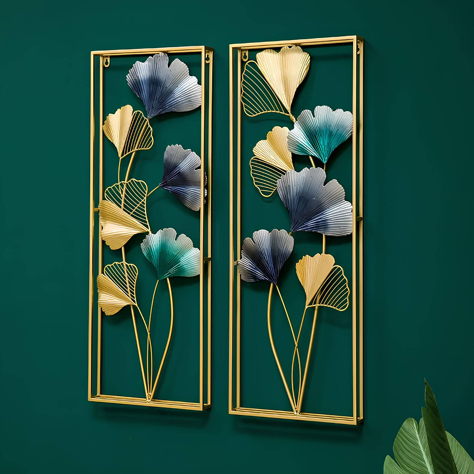 Oriental Blossom Iron Wall Art