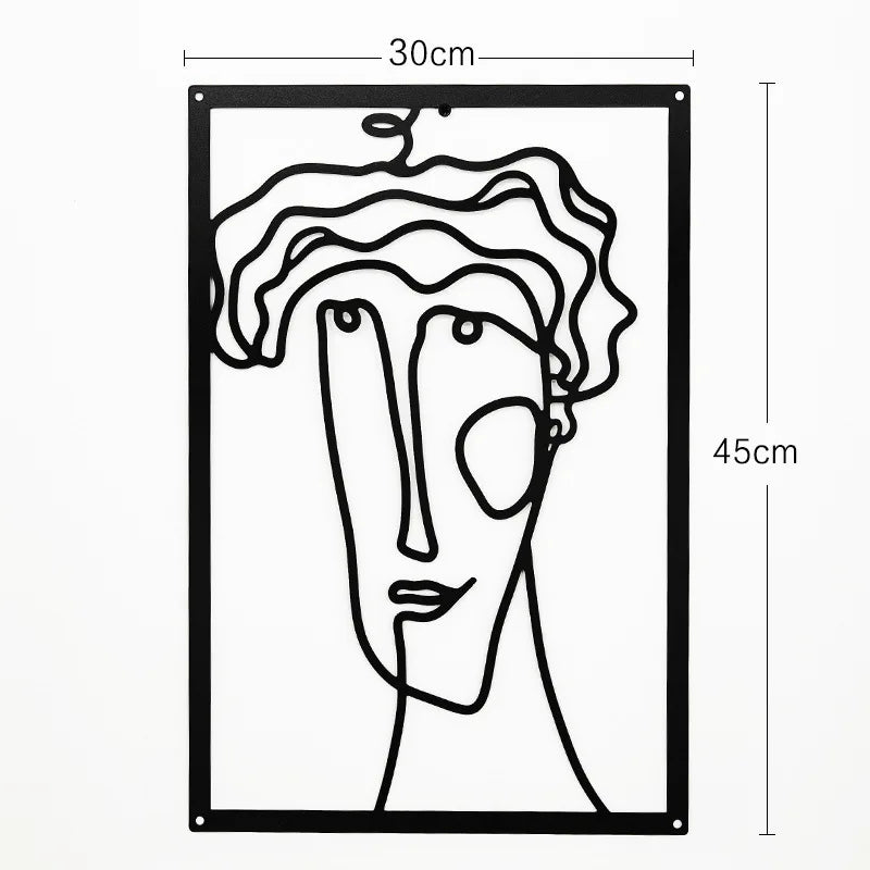 Golden Flora Metal Wall Art