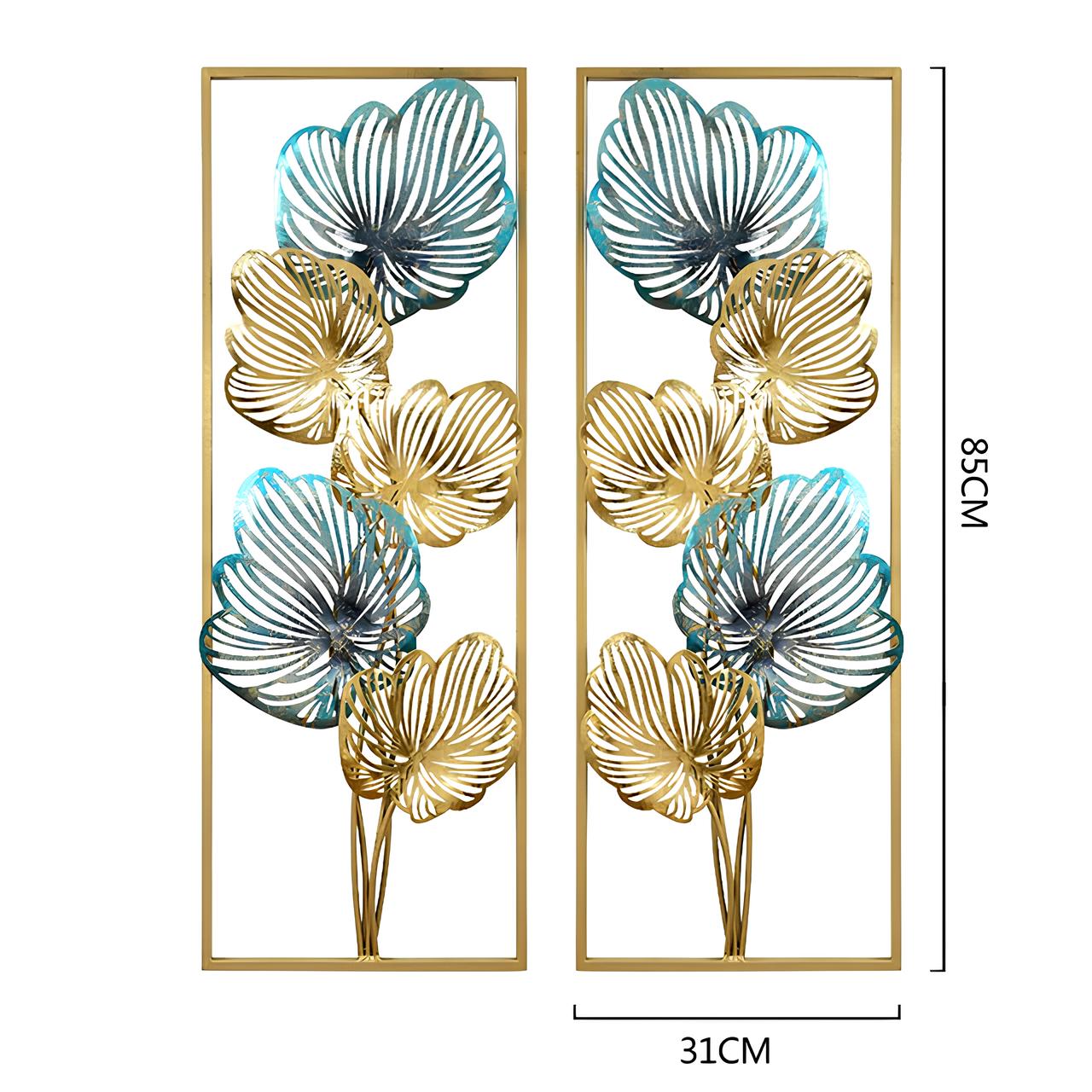 Luxe Botanical Metal Wall Art