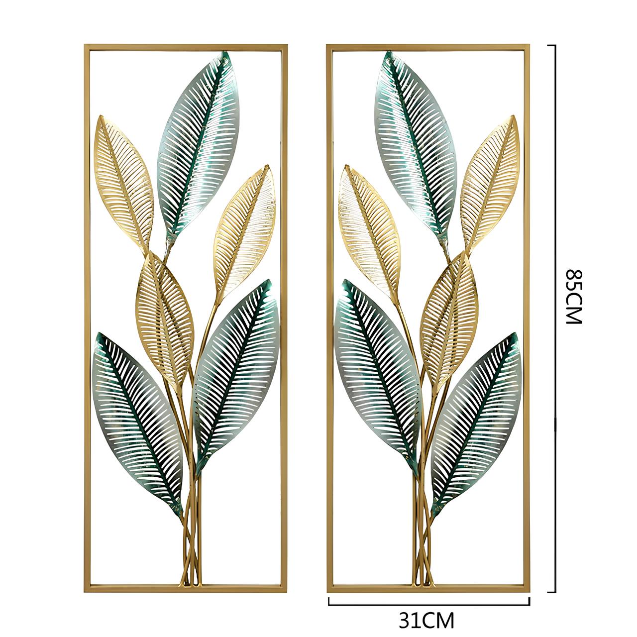 Luxe Botanical Metal Wall Art