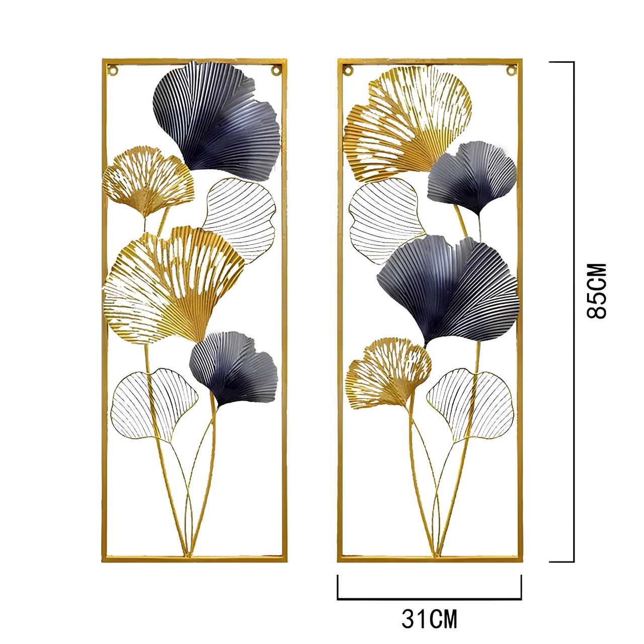 Luxe Botanical Metal Wall Art