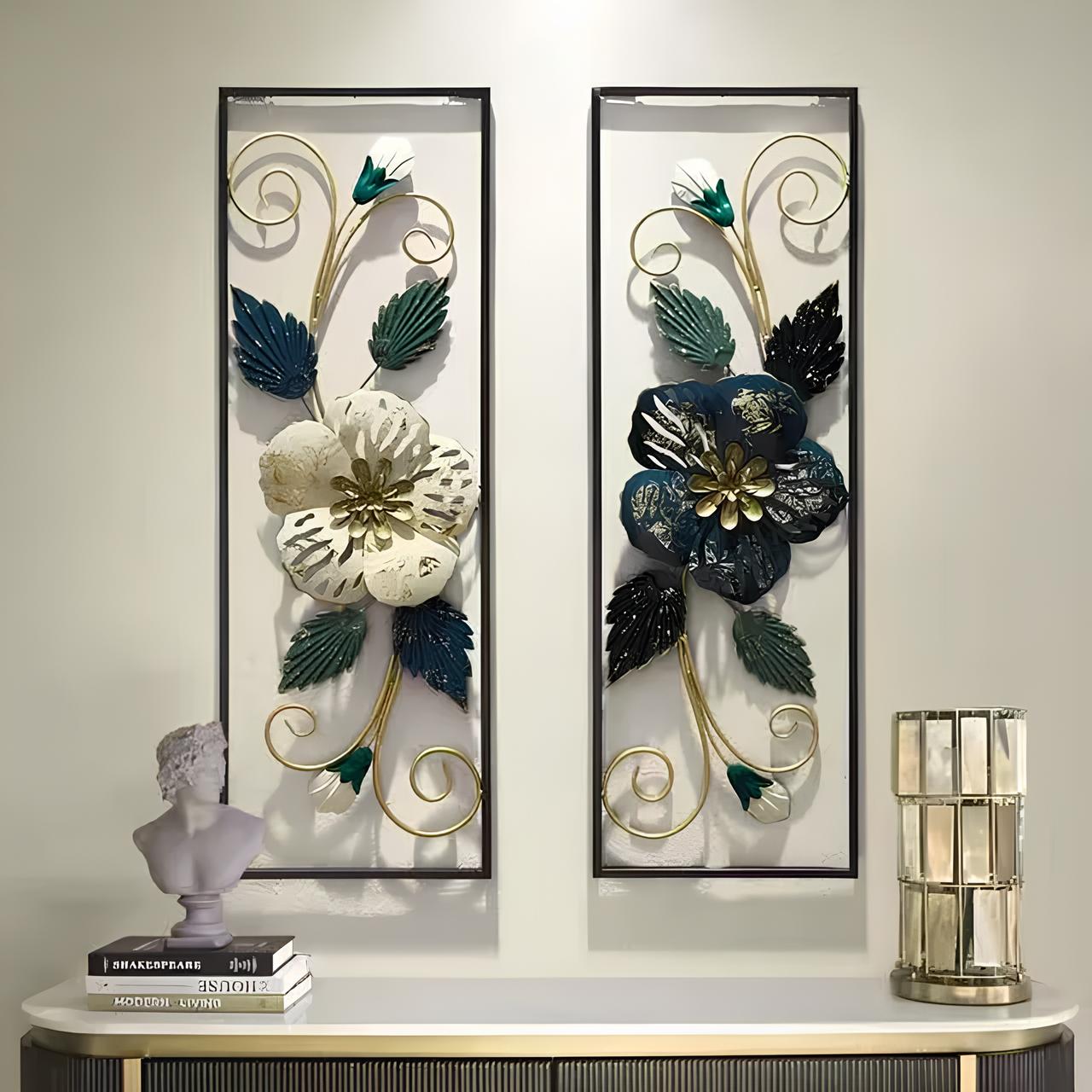Luxe Botanical Metal Wall Art