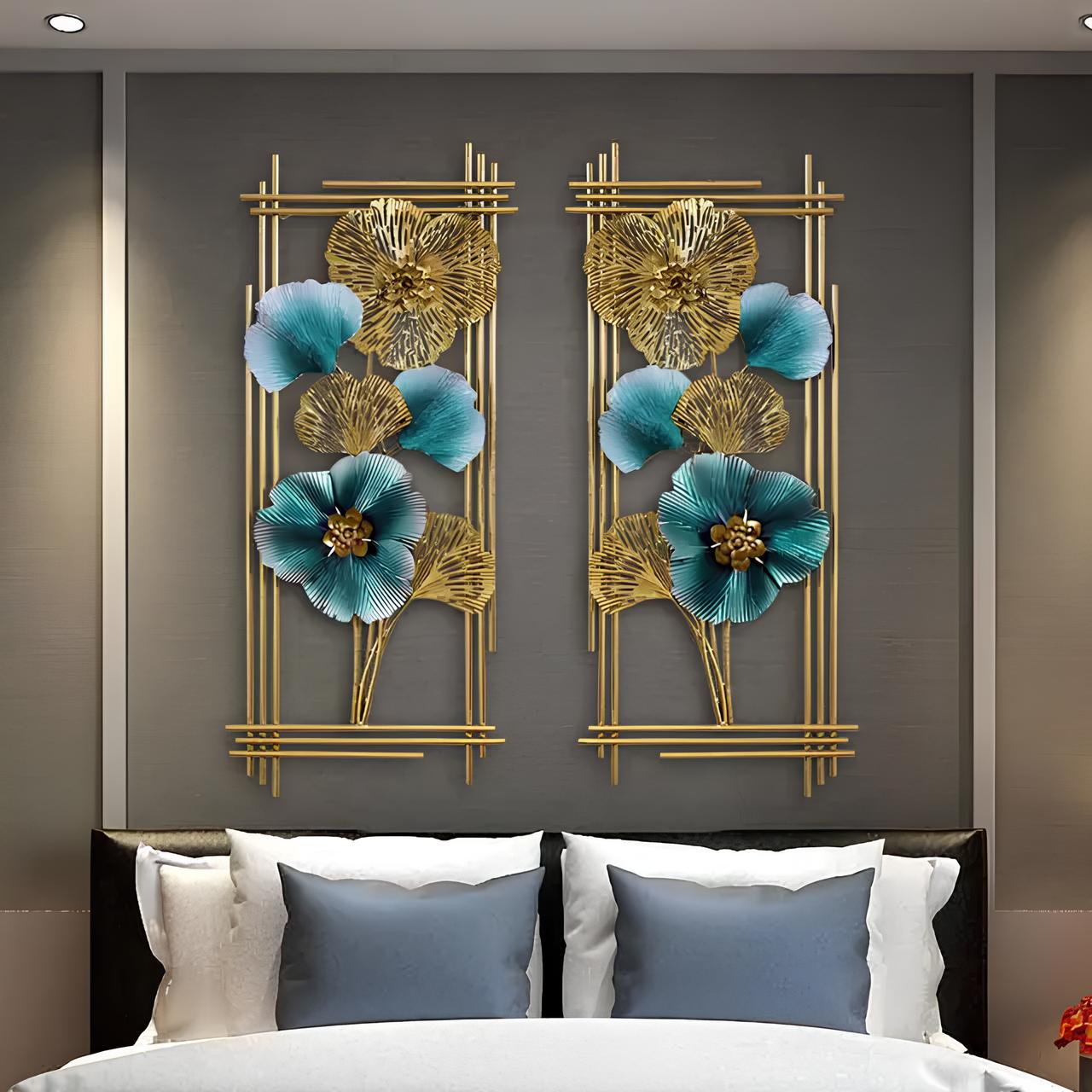 Luxe Botanical Metal Wall Art