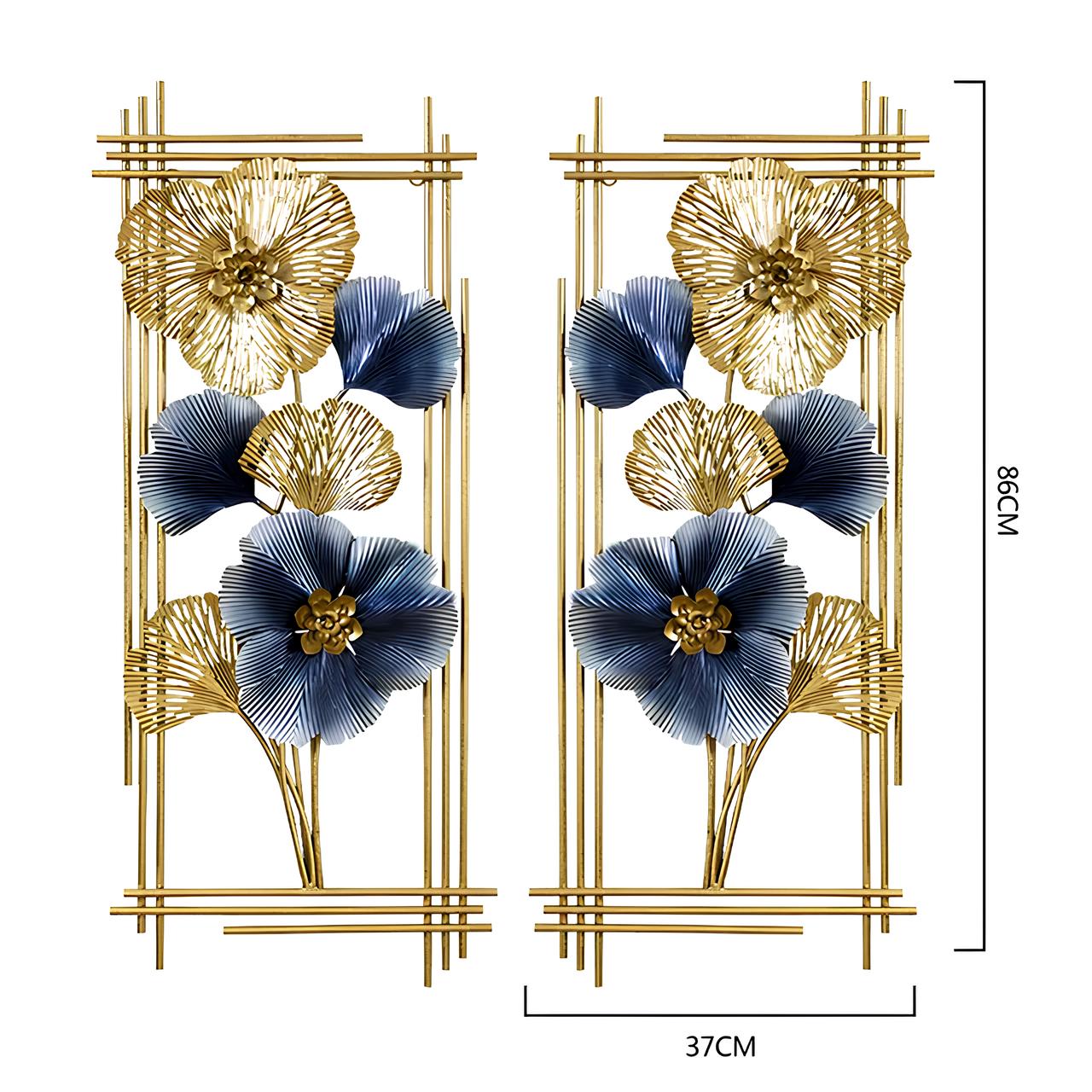 Luxe Botanical Metal Wall Art