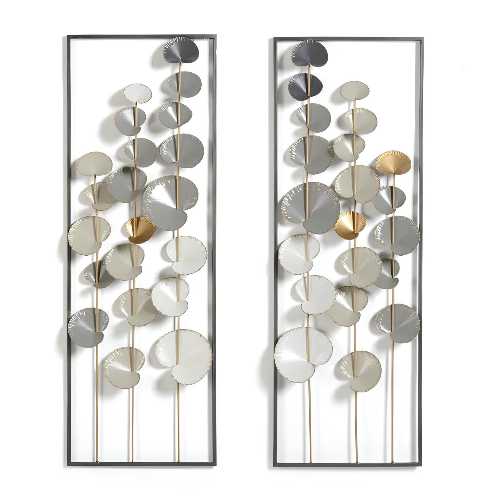 Luxe Botanical Metal Wall Art