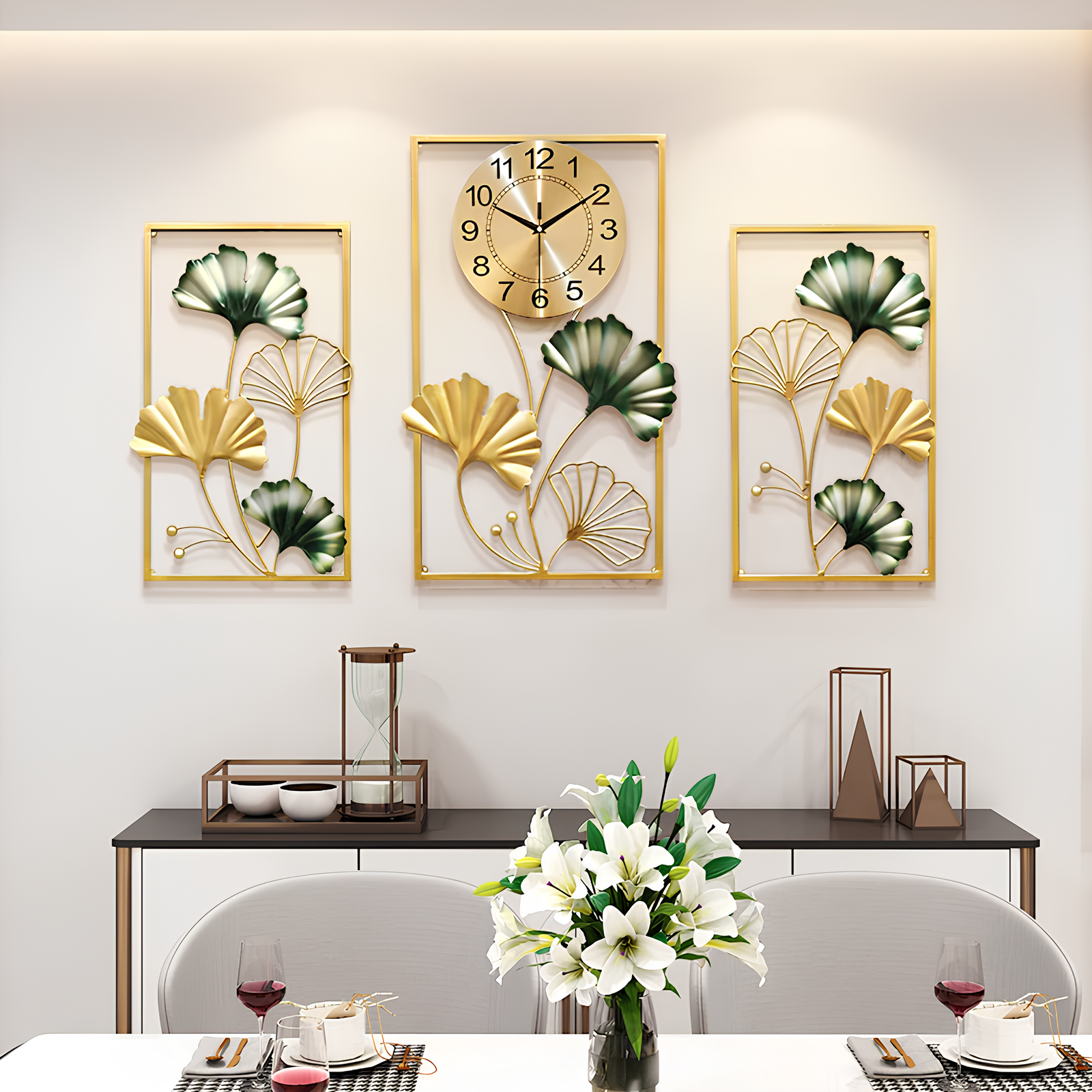 Chic Timepiece Decorative Wall Art