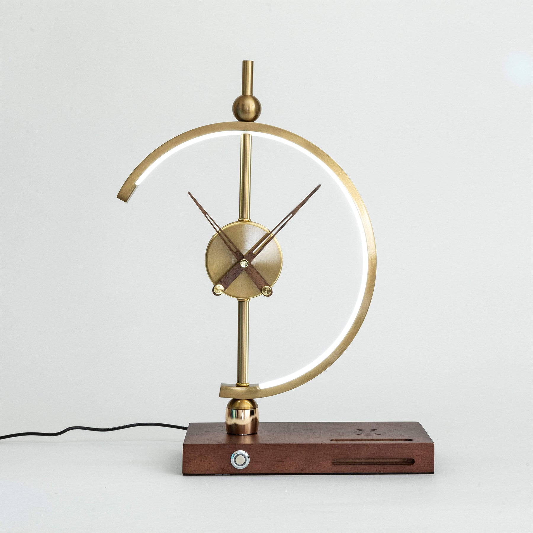 Palatino Clock Lamp