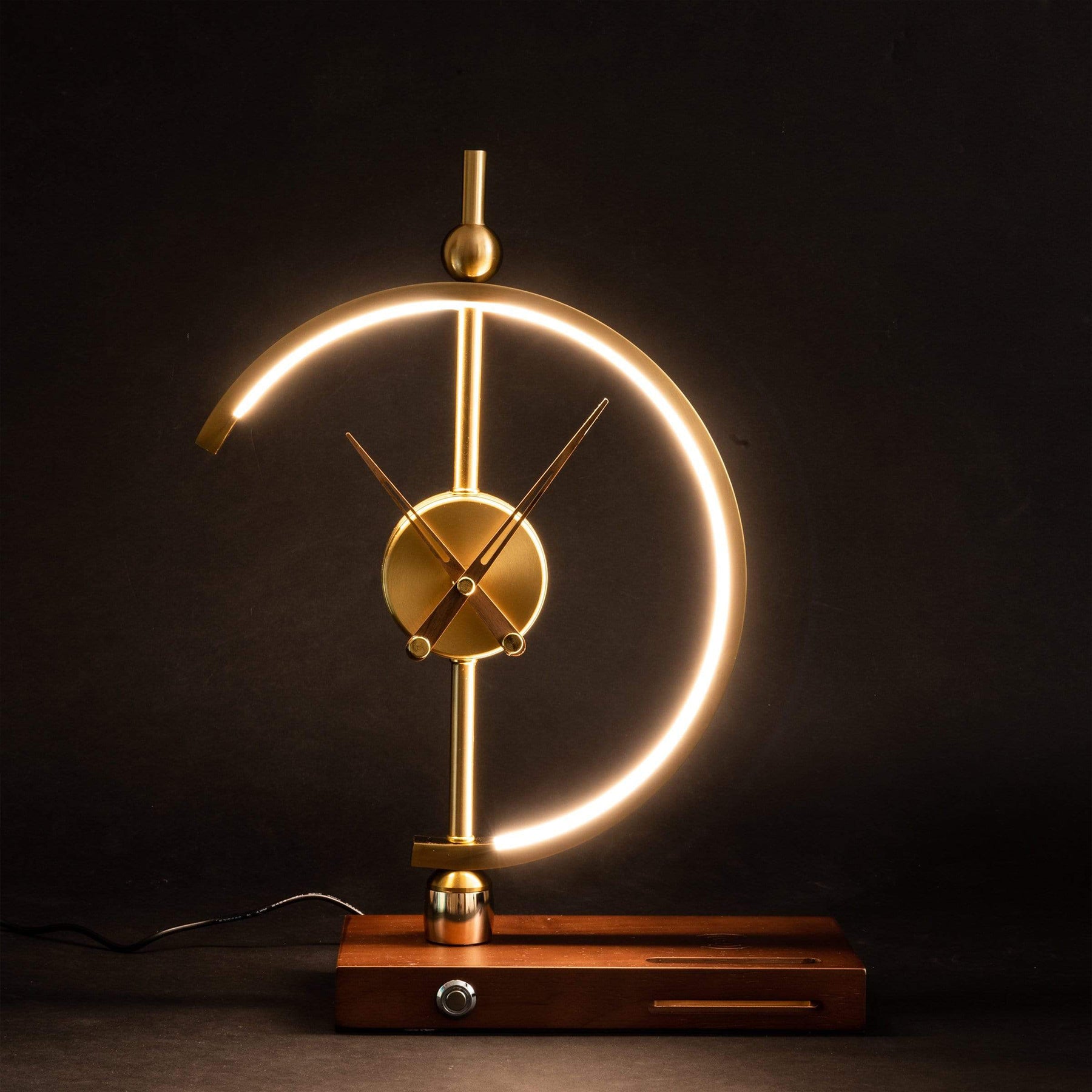 Palatino Clock Lamp