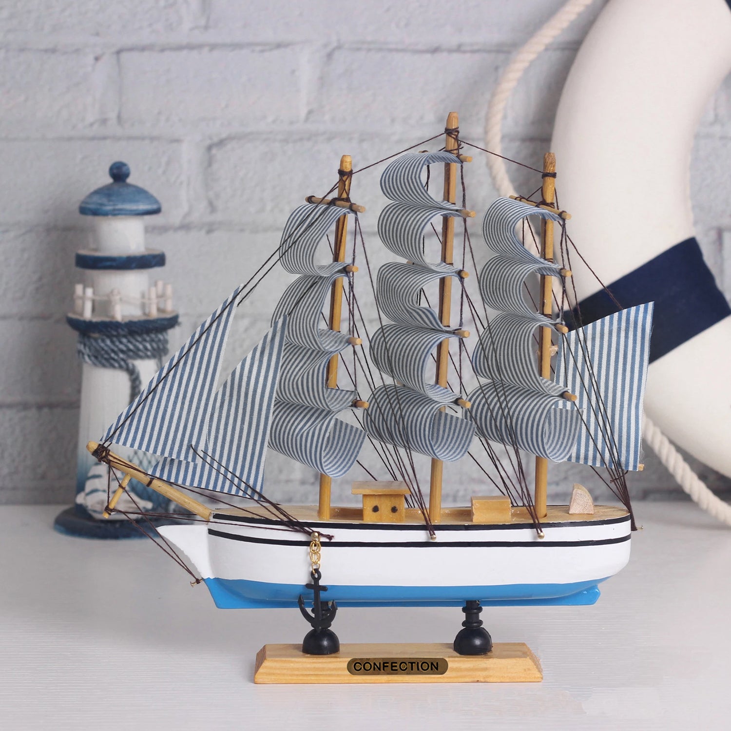 Seawolf Wooden Ship Scale Model