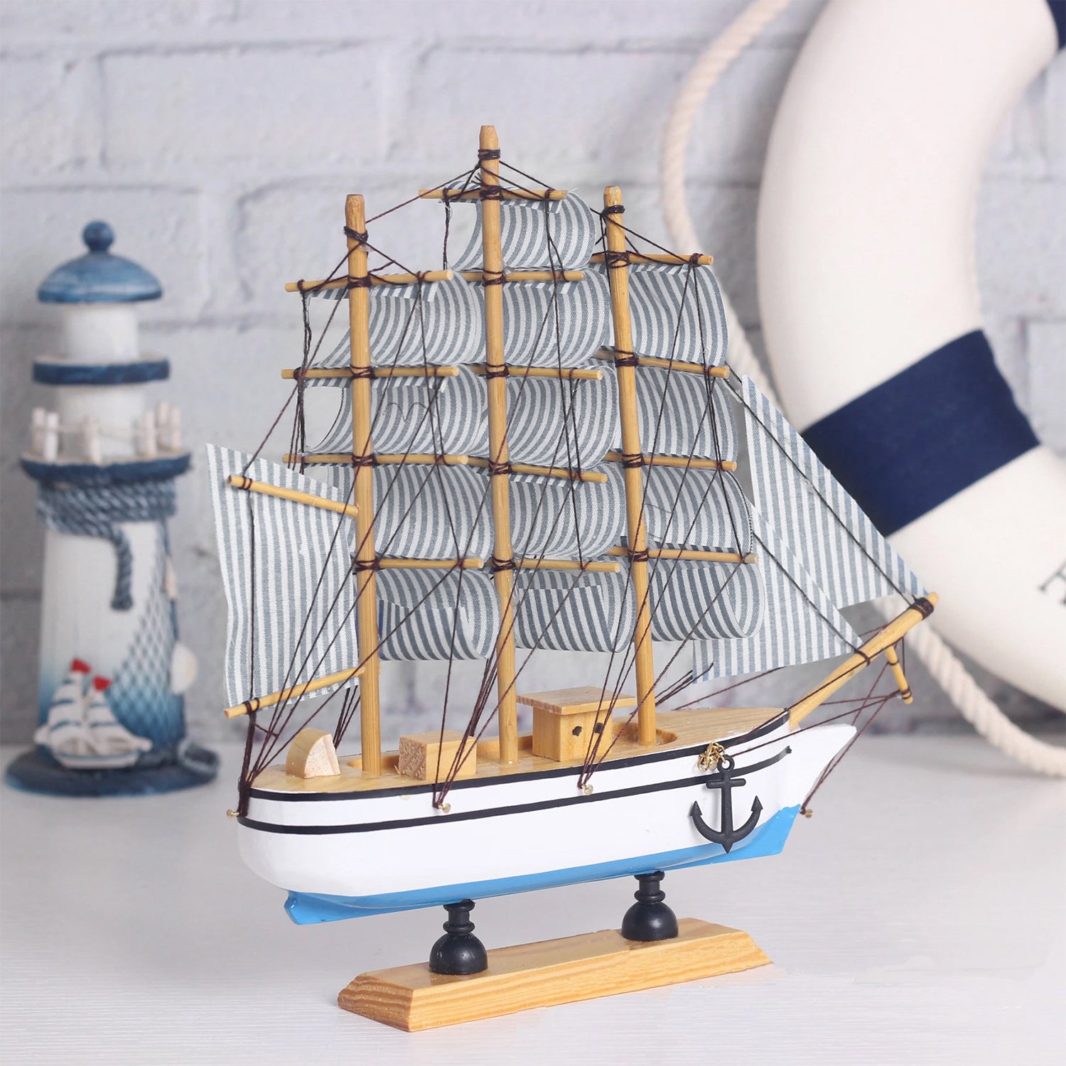 Seawolf Wooden Ship Scale Model