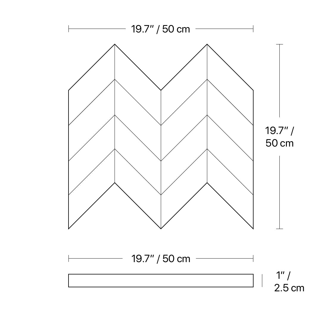 Triangular Mosaic Wood Wall Panel