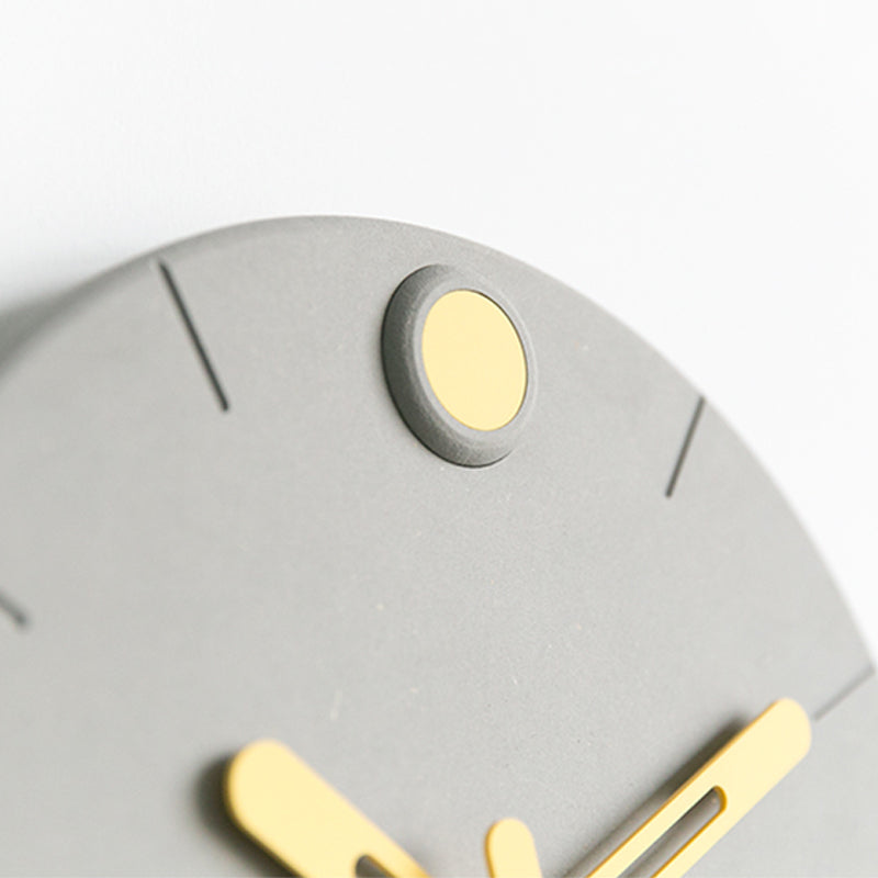 Rustic Wooden Wall Clock Display Type Needle
