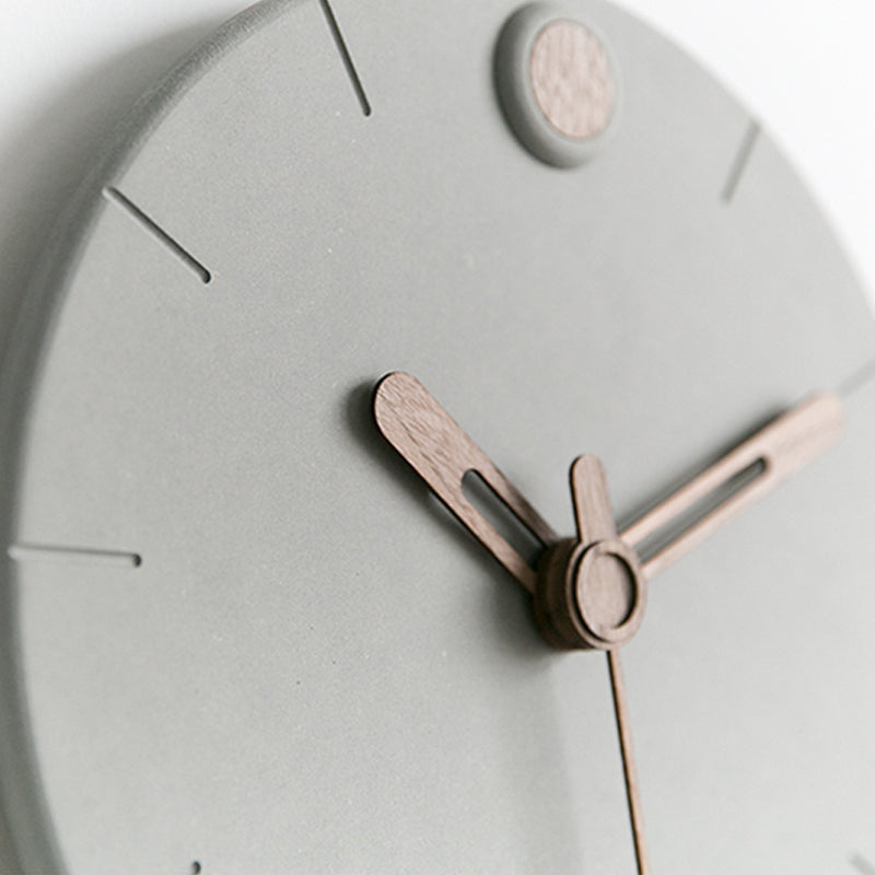 Rustic Wooden Wall Clock for study room