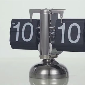 Retro Flip Clock with Material metal