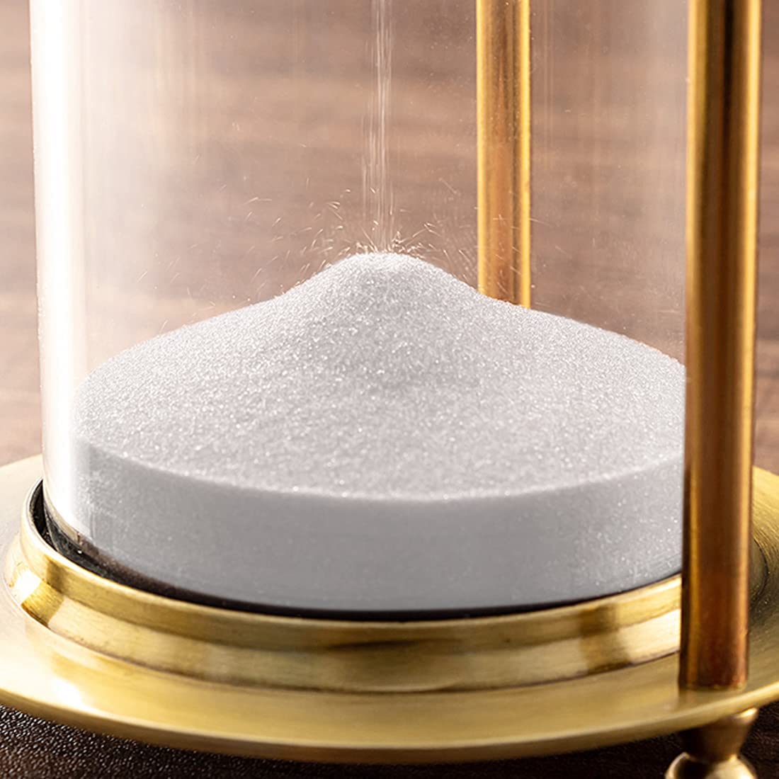 Brass Hourglass the enormous brass sand timer is composed of superior zinc alloy.