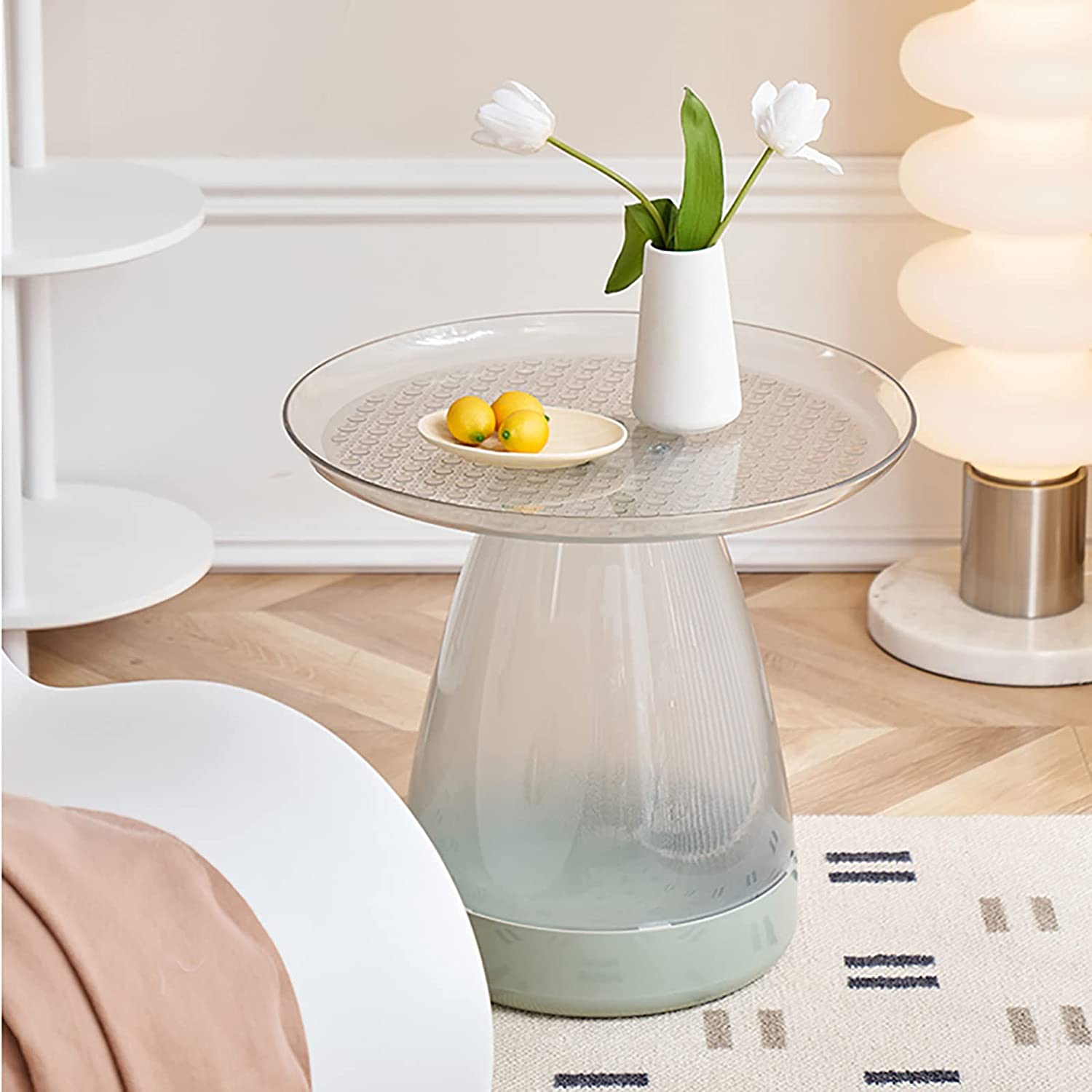 Canaro Side Table this side table perfectly fits beside the sofa, a desk, or a bedside table.