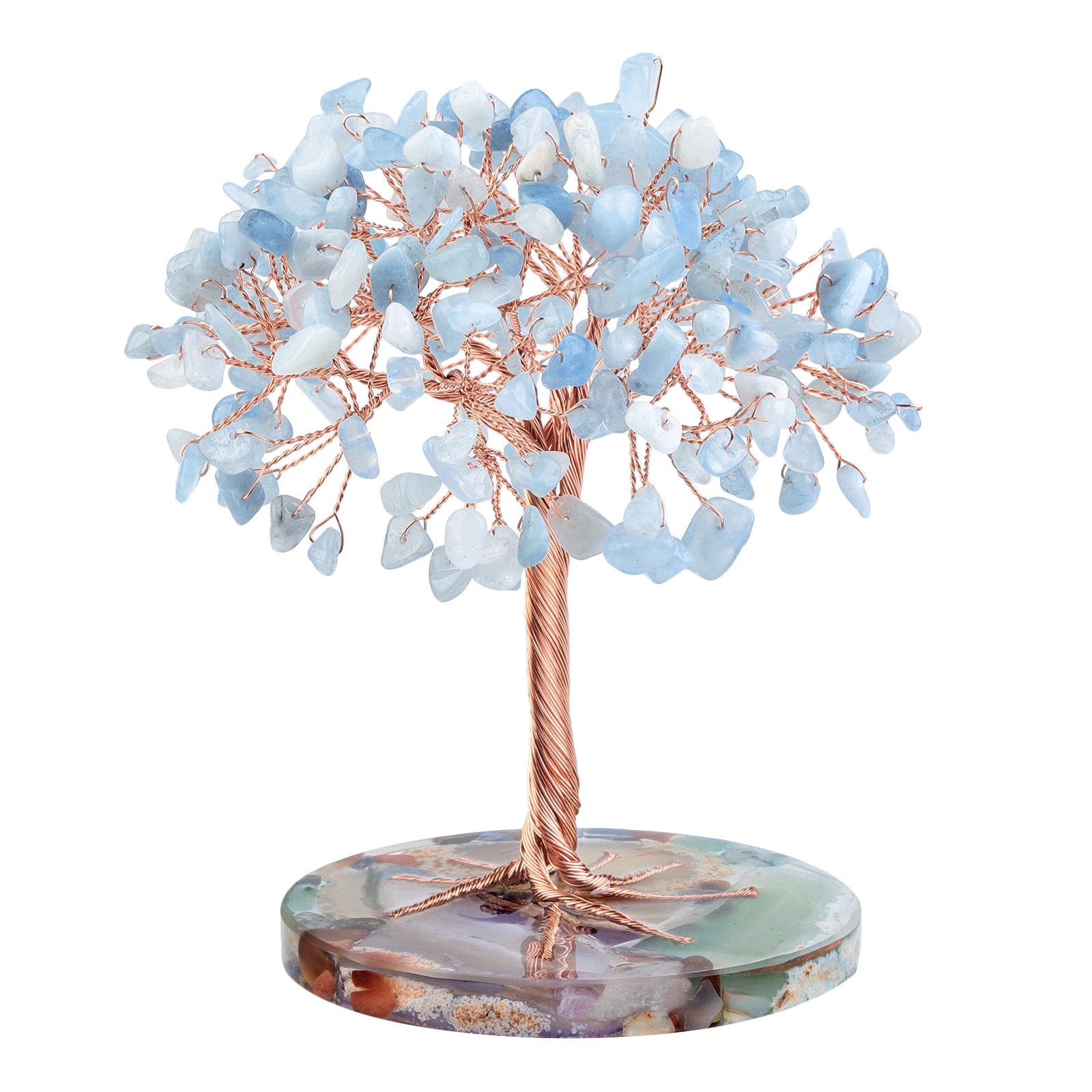 Mini Crystal Tree wire wrapped for a stunning effect