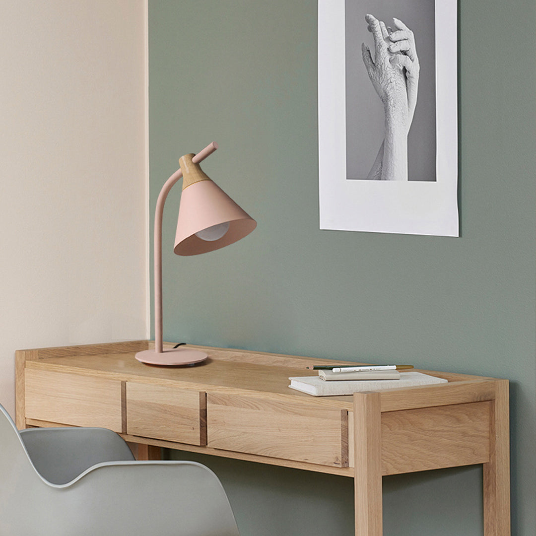 Audela Macaroon Table Lamp with Knob Switch type.