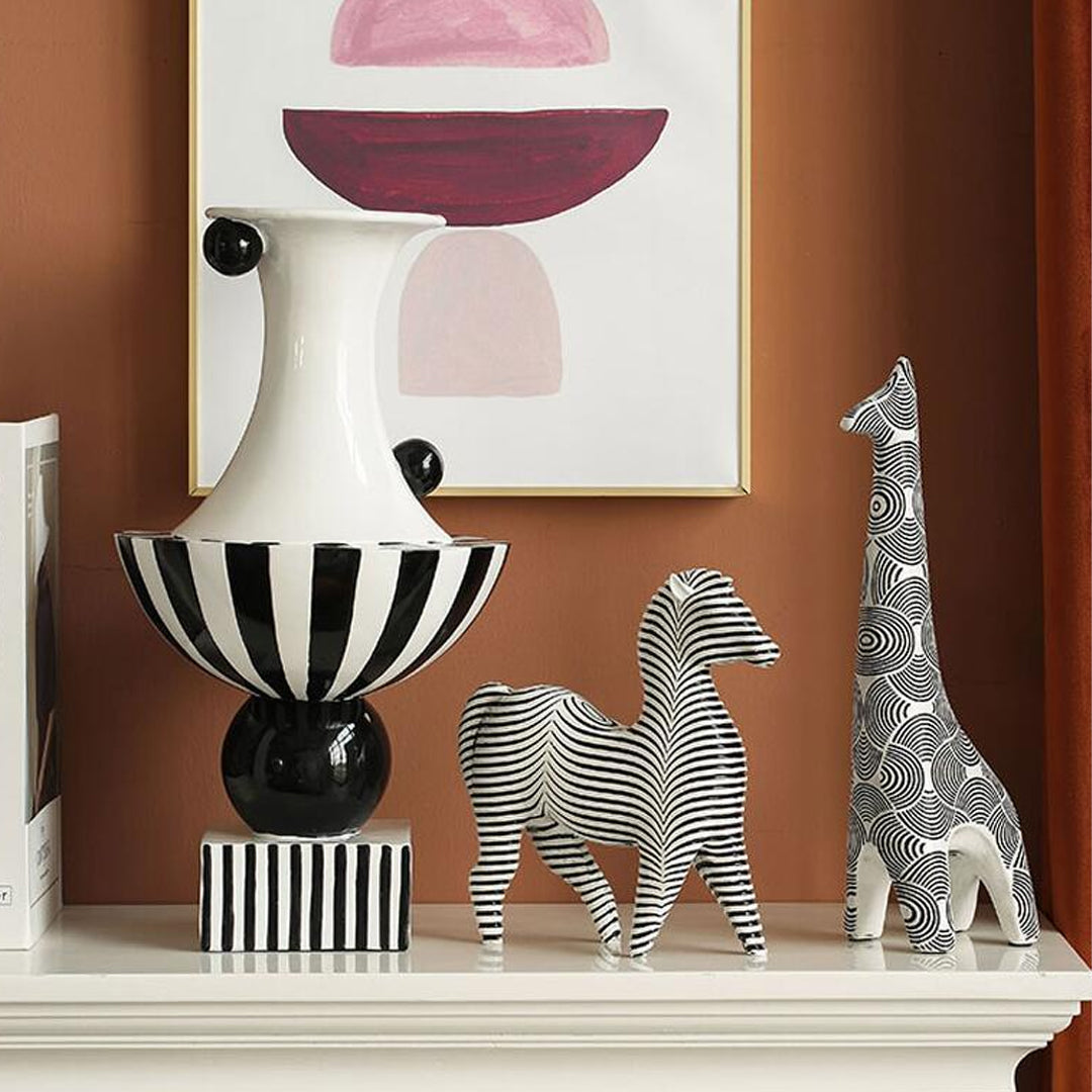 BW Pattern Animal is a finely detailed piece that captures the beauty of a wild animal.