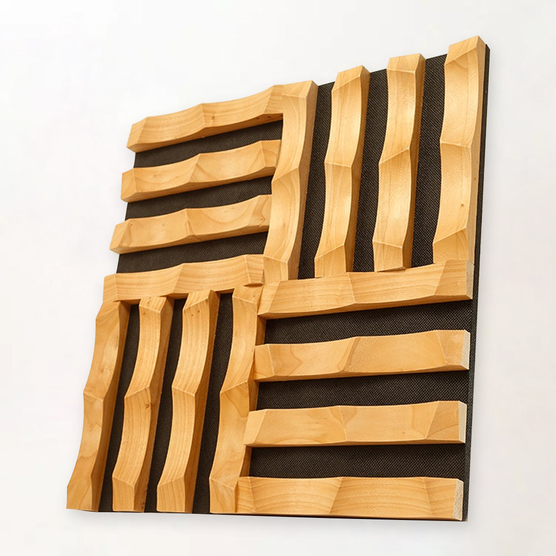 Braid Mosaic Wood Wall Panel is made of high-quality materials and has a premium feel.