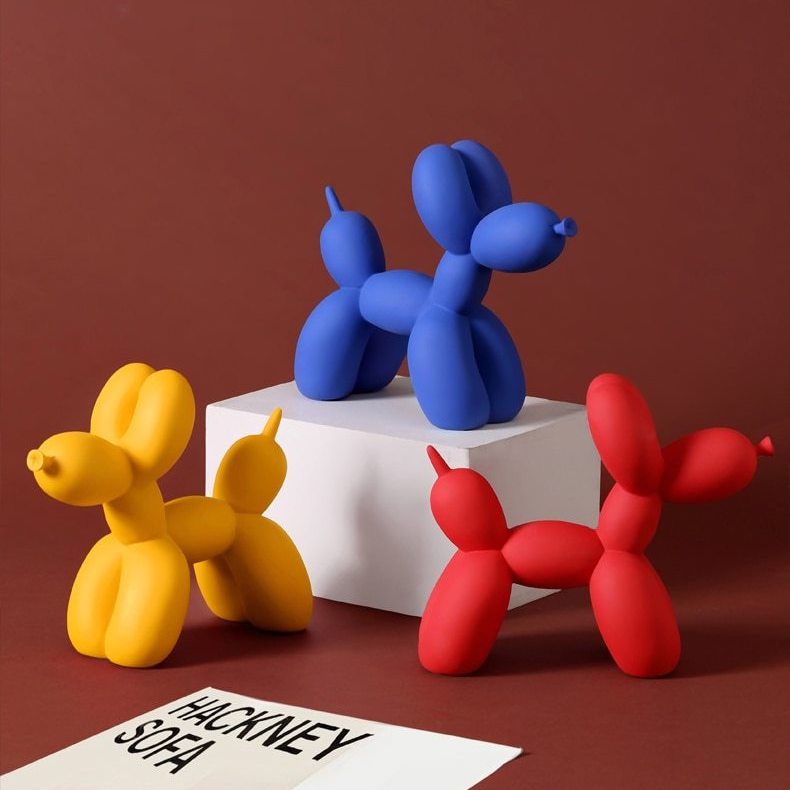 Caslon Balloon Dog Statue crafted from premium-grade of polyresin and offers long-lasting durability.